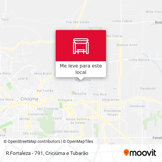 R.Fortaleza - 791 mapa