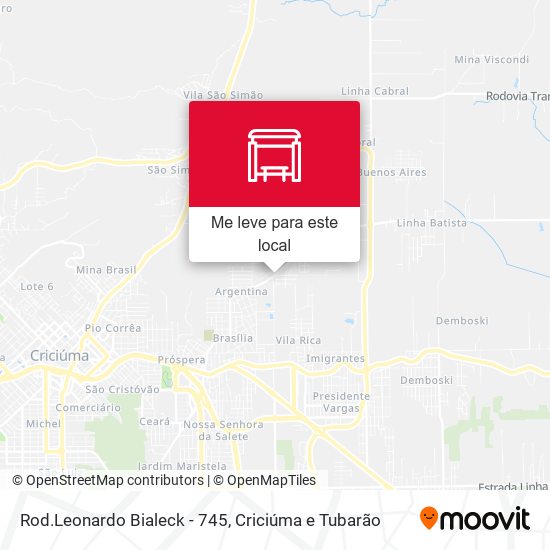Rod.Leonardo Bialeck - 745 mapa