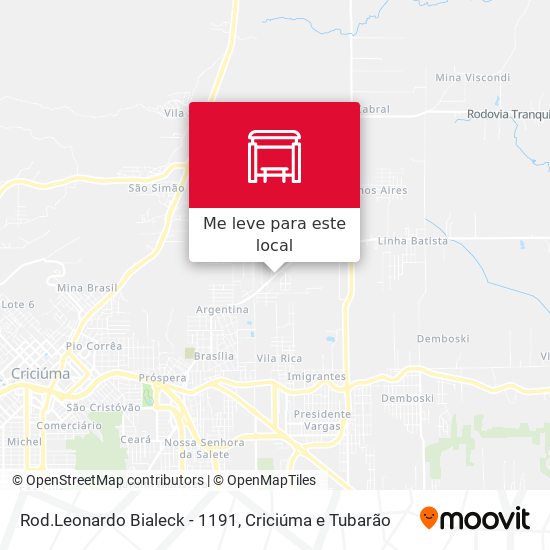 Rod.Leonardo Bialeck - 1191 mapa