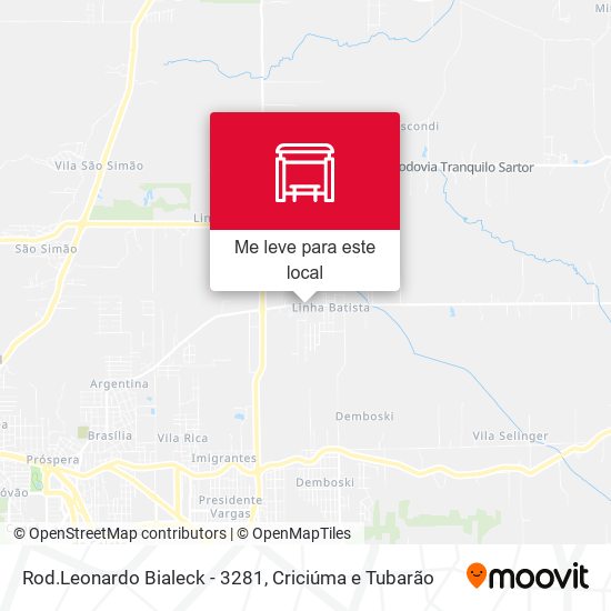 Rod.Leonardo Bialeck - 3281 mapa