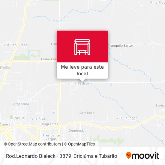 Rod.Leonardo Bialeck - 3879 mapa