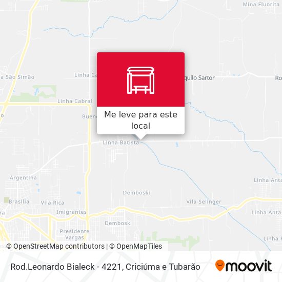 Rod.Leonardo Bialeck - 4221 mapa