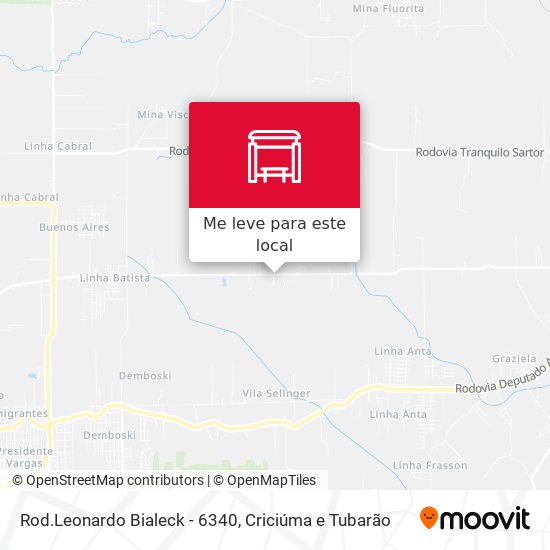 Rod.Leonardo Bialeck - 6340 mapa