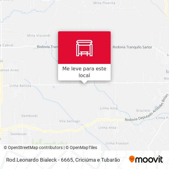 Rod.Leonardo Bialeck - 6665 mapa