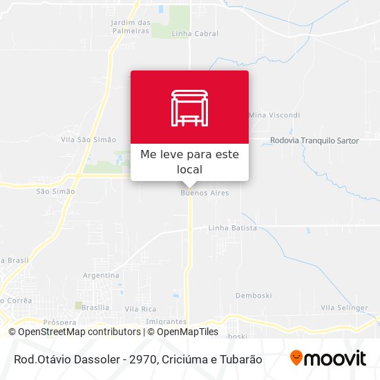 Rod.Otávio Dassoler - 2970 mapa