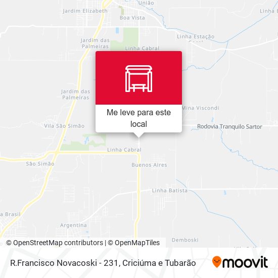 R.Francisco Novacoski - 231 mapa