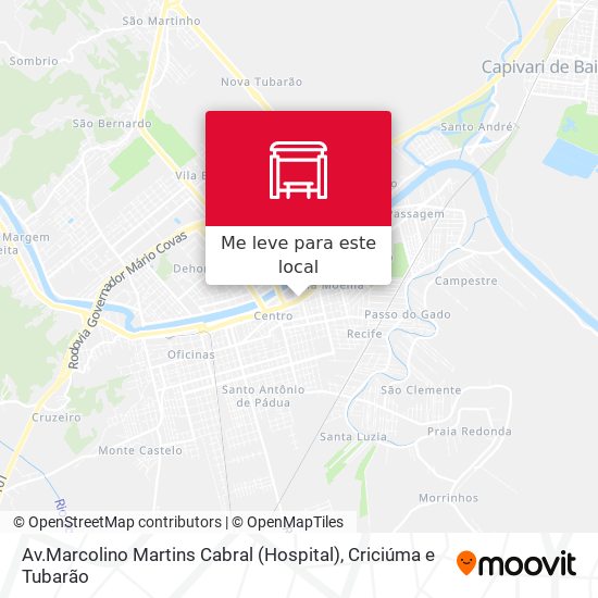 Av.Marcolino Martins Cabral (Hospital) mapa