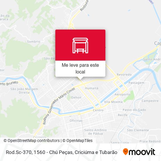 Rod.Sc-370, 1560 - Chú Peças mapa