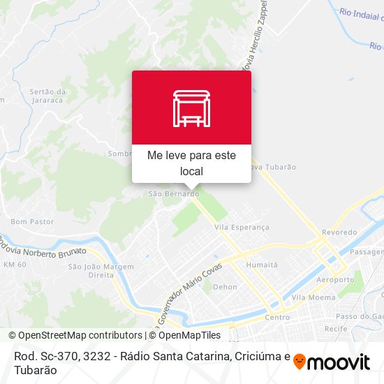 Rod. Sc-370, 3232 - Rádio Santa Catarina mapa