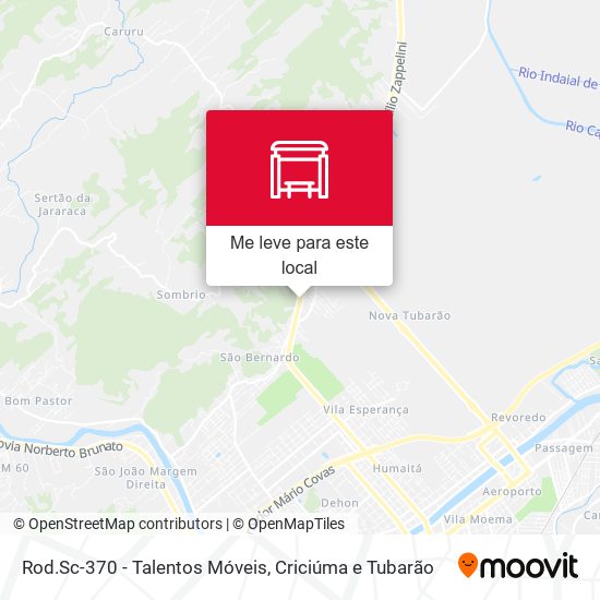 Rod.Sc-370 - Talentos Móveis mapa