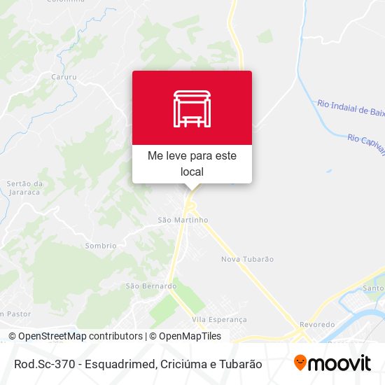 Rod.Sc-370 - Esquadrimed mapa