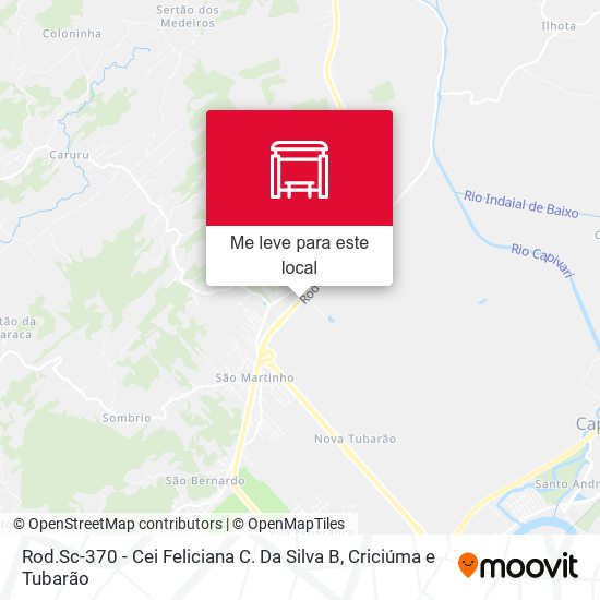 Rod.Sc-370 - Cei Feliciana C. Da Silva B mapa