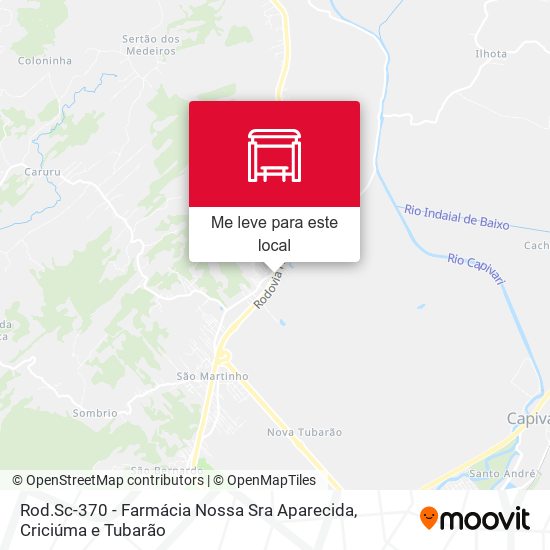 Rod.Sc-370 - Farmácia Nossa Sra Aparecida mapa