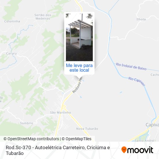 Rod.Sc-370 - Autoelétrica Carreteiro mapa