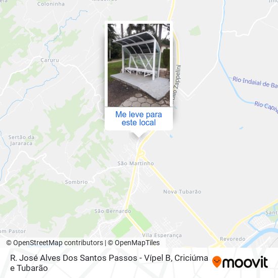 R. José Alves Dos Santos Passos - Vípel B mapa