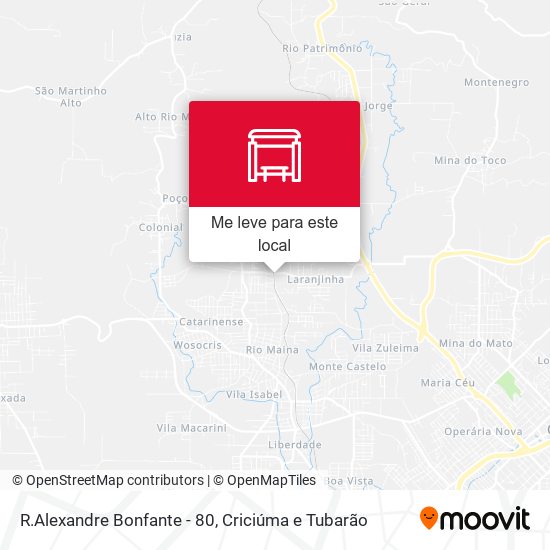 R.Alexandre Bonfante - 80 mapa