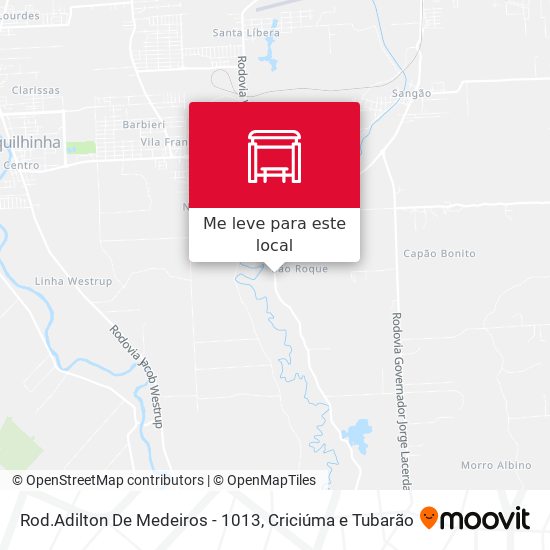 Rod.Adilton De Medeiros - 1013 mapa