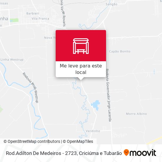 Rod.Adilton De Medeiros - 2723 mapa