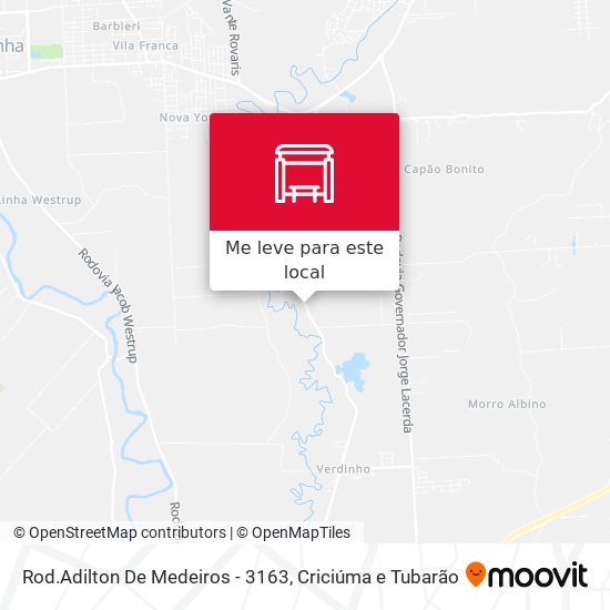 Rod.Adilton De Medeiros - 3163 mapa