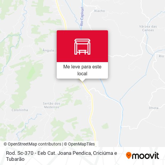 Rod. Sc-370 - Eeb Cat. Joana Pendica mapa