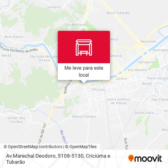 Av.Marechal Deodoro, 5108-5130 mapa