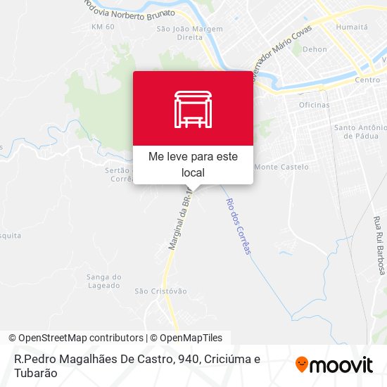R.Pedro Magalhães De Castro, 940 mapa