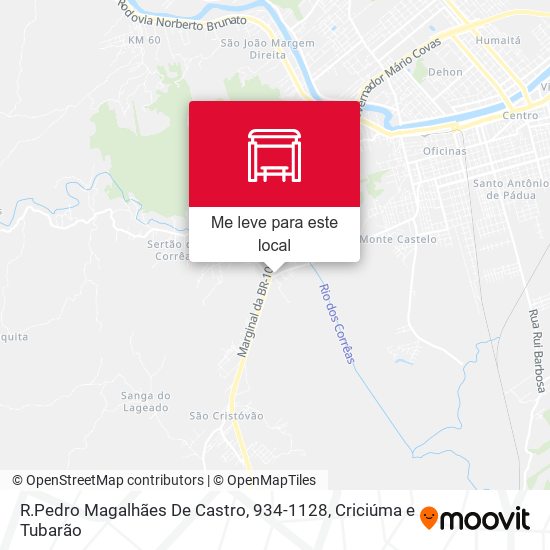 R.Pedro Magalhães De Castro, 934-1128 mapa