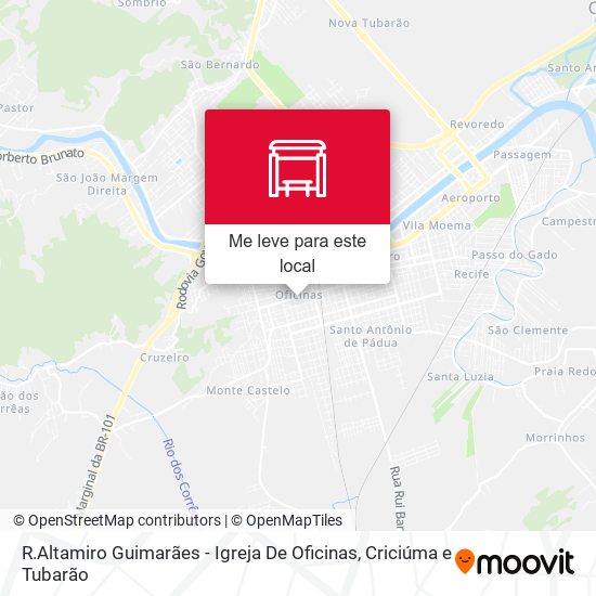 R.Altamiro Guimarães - Igreja De Oficinas mapa