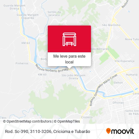 Rod. Sc-390, 3110-3206 mapa
