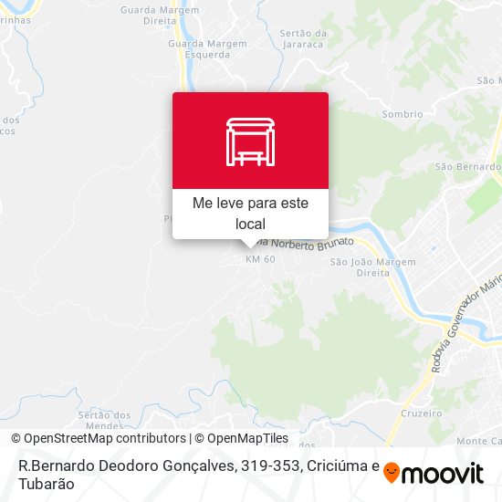 R.Bernardo Deodoro Gonçalves, 319-353 mapa