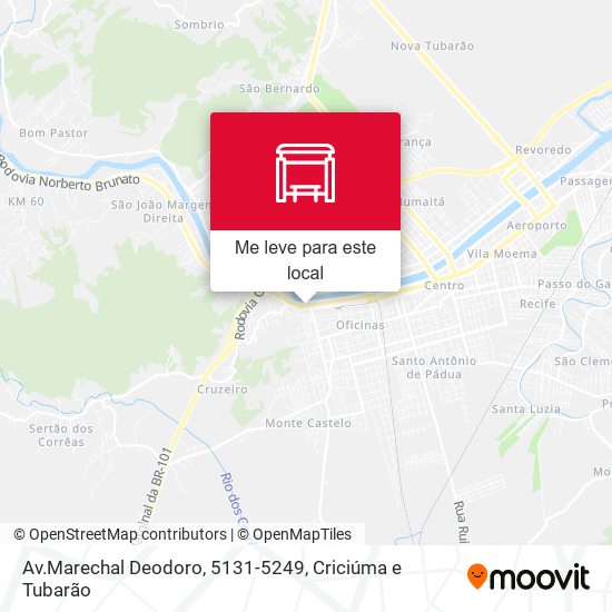 Av.Marechal Deodoro, 5131-5249 mapa