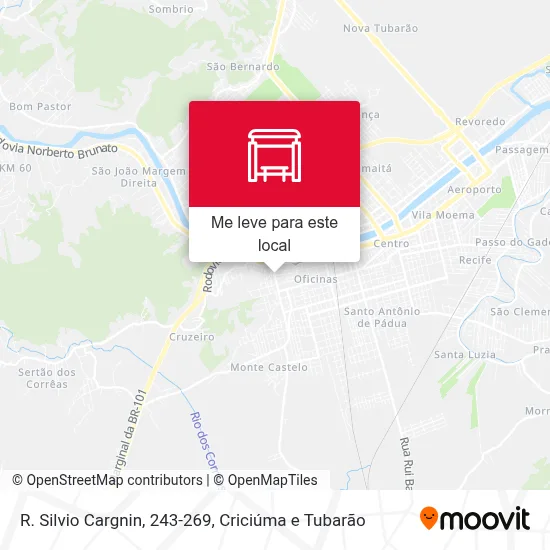 R. Silvio Cargnin, 243-269 mapa