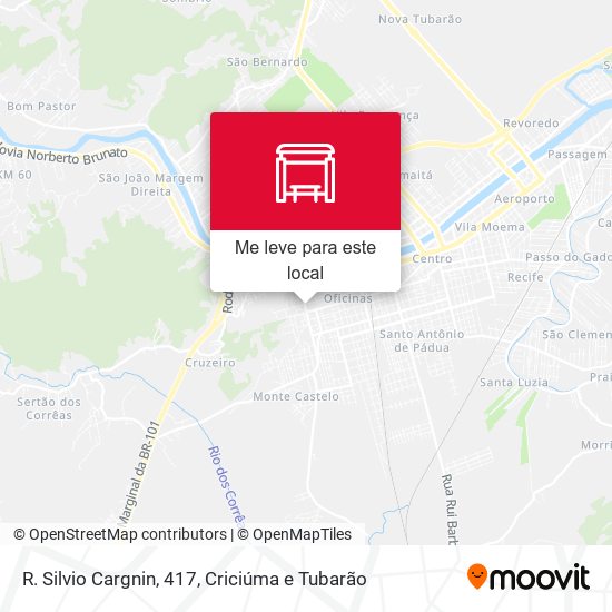 R. Silvio Cargnin, 417 mapa
