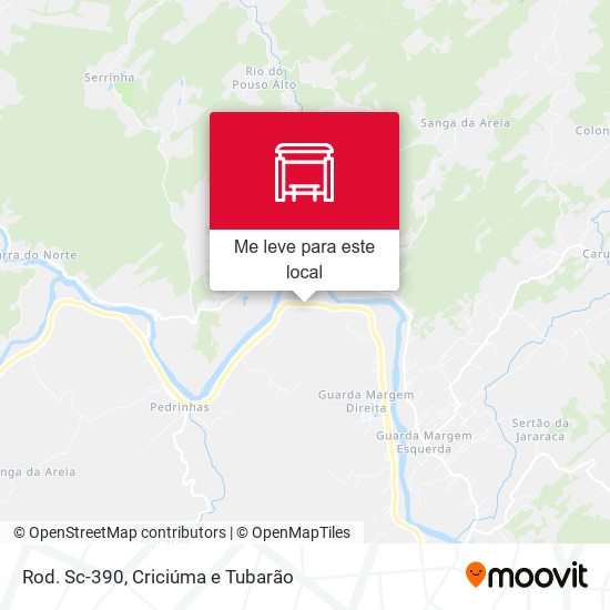 Rod. Sc-390 mapa
