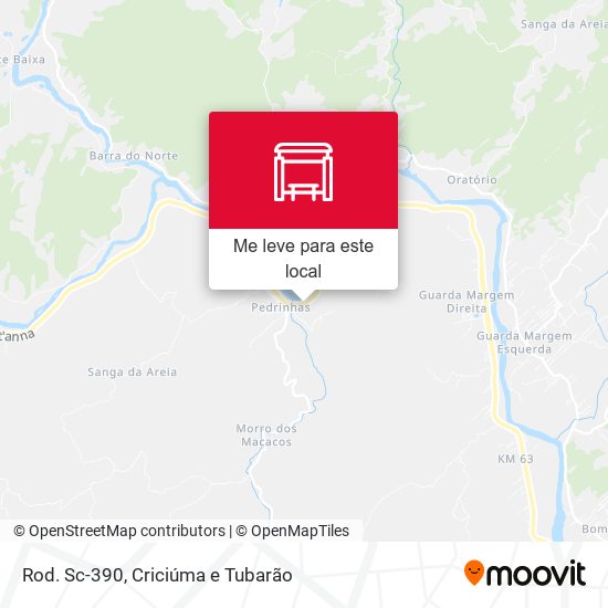 Rod. Sc-390 mapa