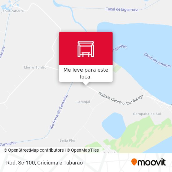 Rod. Sc-100 mapa
