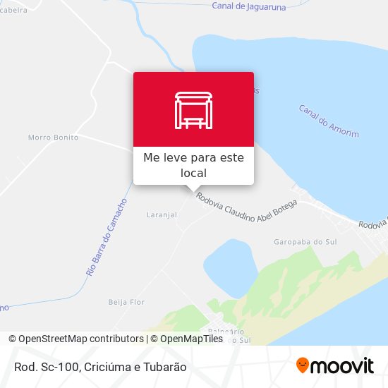 Rod. Sc-100 mapa