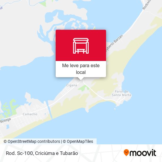 Rod. Sc-100 mapa
