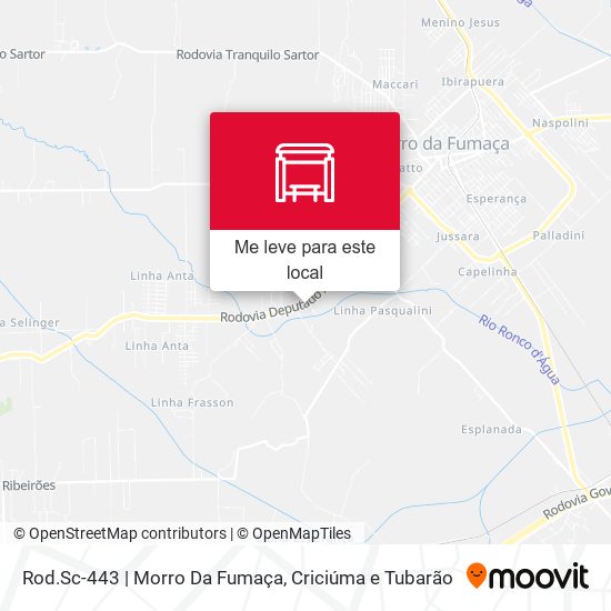 Rod.Sc-443 | Morro Da Fumaça mapa