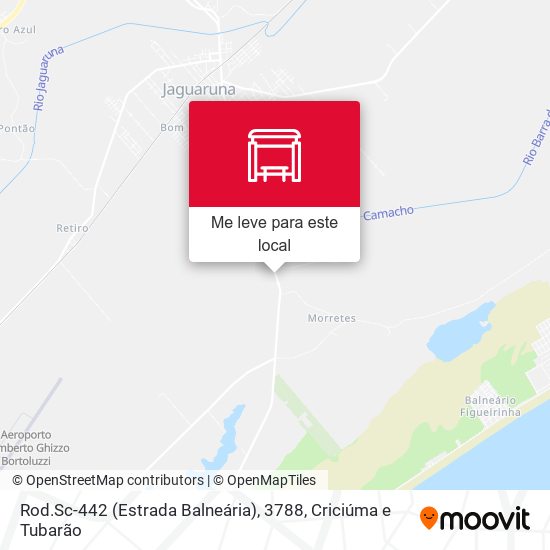 Rod.Sc-442 (Estrada Balneária), 3788 mapa
