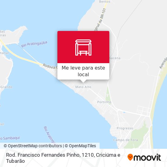 Rod. Francisco Fernandes Pinho, 1210 mapa