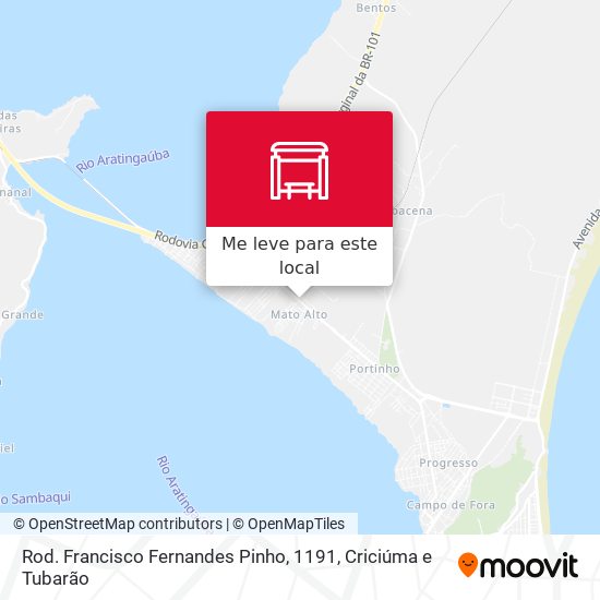 Rod. Francisco Fernandes Pinho, 1191 mapa