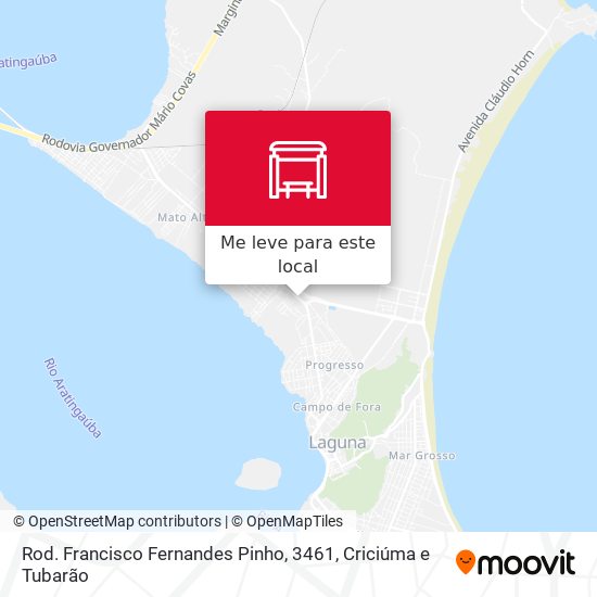 Rod. Francisco Fernandes Pinho, 3461 mapa