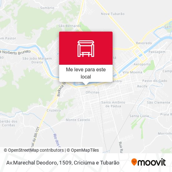 Av.Marechal Deodoro, 1509 mapa