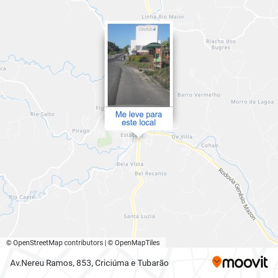 Av.Nereu Ramos, 853 mapa