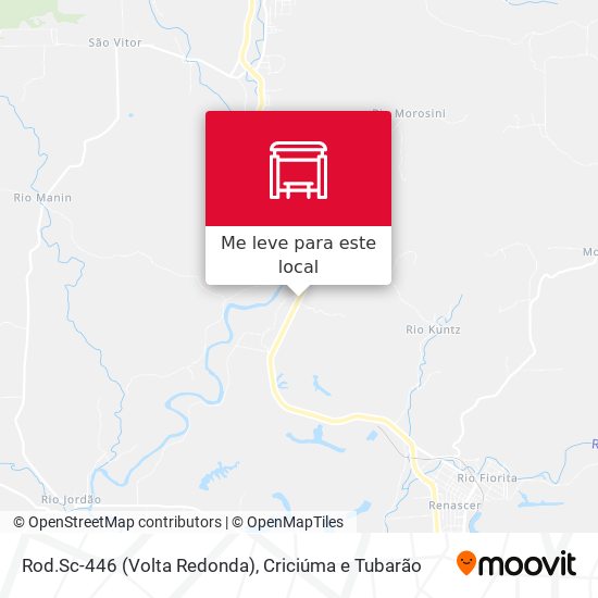 Rod.Sc-446 (Volta Redonda) mapa