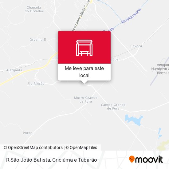 R.São João Batista mapa