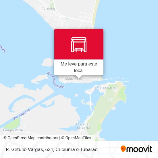R. Getúlio Vargas, 631 mapa