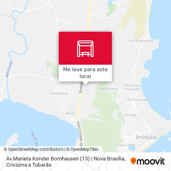 Av.Marieta Konder Bornhausen (13) | Nova Brasília mapa
