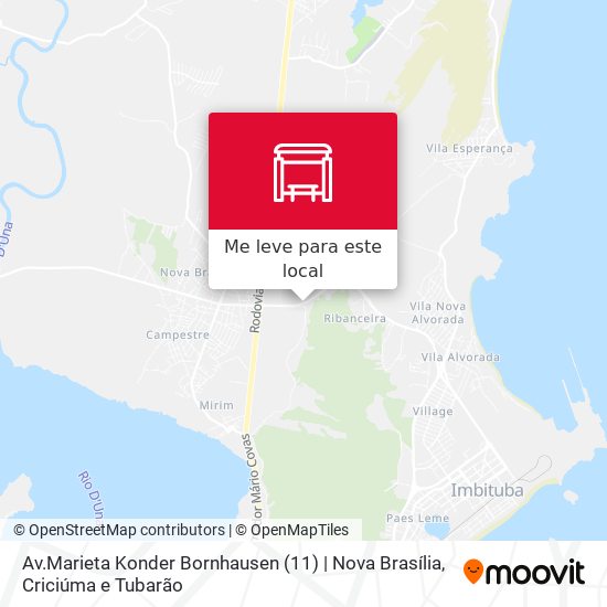 Av.Marieta Konder Bornhausen (11) | Nova Brasília mapa